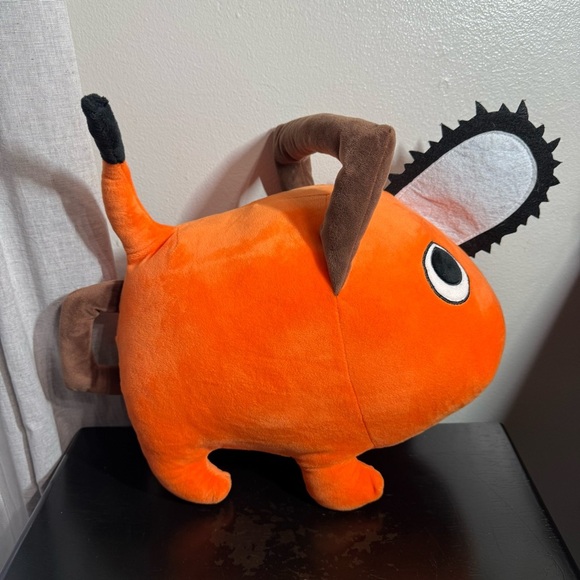 Chainsaw Man Pochita Plush Toy Kids Orange - Picture 2 of 11